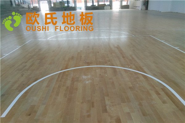 湖北宜昌土門中學籃球木地板項目